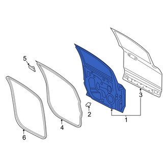 Ford OE - Front Left Door Shell