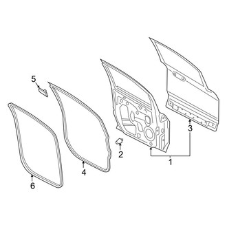 Ford OE - Front Door - Door & Components