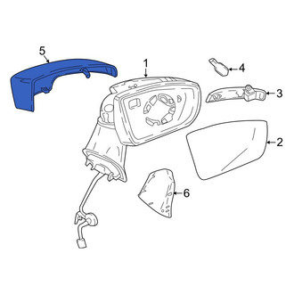 Ford OE - Front Right Lower Door Mirror Cover