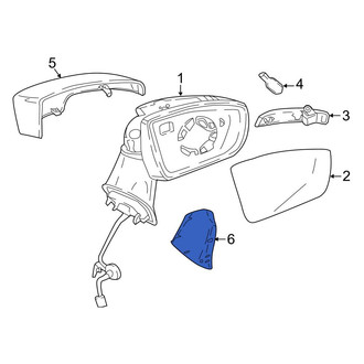 Ford OE - Front Left Lower Door Mirror Cover