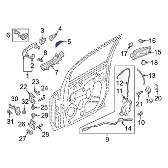Ford OE - Exterior Door Handle Cover Gasket