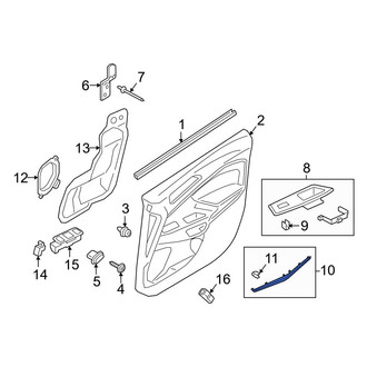 Ford OE - Front Left Door Panel Insert