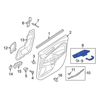 Ford OE - Front Right Interior Door Pull Handle