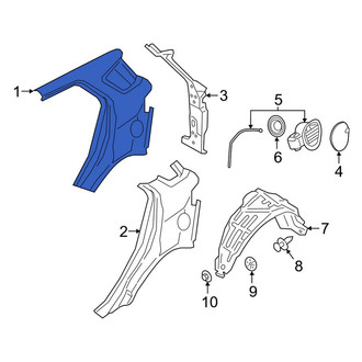 Ford OE - Rear Left Outer Quarter Panel