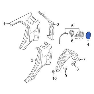 Ford OE - Rear Fuel Filler Door