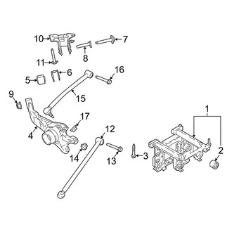 Ford OE - Rear Suspension - Suspension Components (AWD)