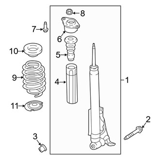Ford OE - Rear Suspension - Shocks & Components (AWD)