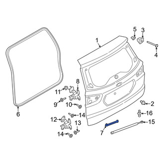 Ford OE - Rear Lower Door Seal