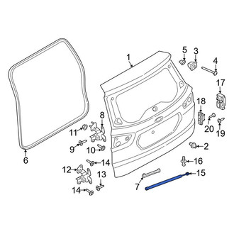 Ford OE - Rear Door Check
