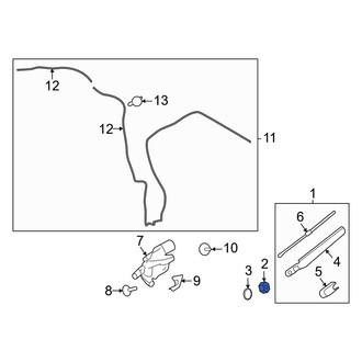 Ford OE - Wiper Arm Nut