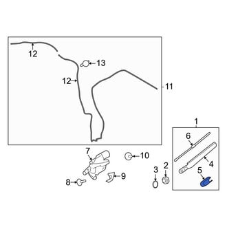 Ford OE - Wiper Arm Cover