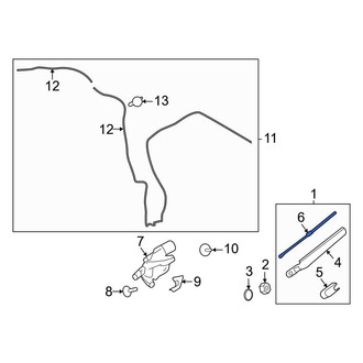 Ford OE - Rear Wiper Blade