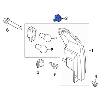 Ford OE - Tail Light Clip
