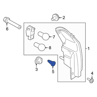 Ford OE - Tail Light Nut