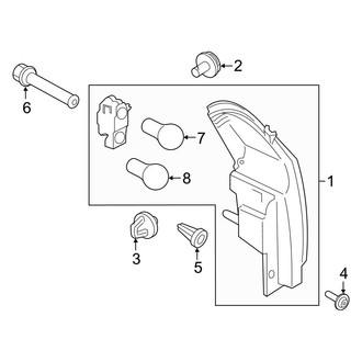 Ford OE - Rear Lamps - Tail Lamps (Outer)