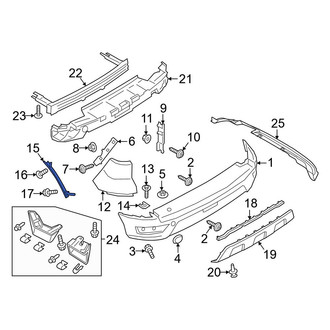 Ford OE - Rear Left Bumper Trim