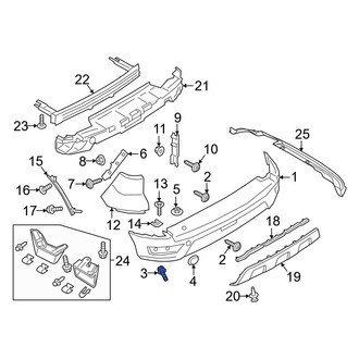 Ford OE - Valance Panel Rivet
