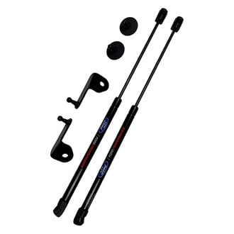 Ford Performance® - Black Powder Coated Hood Lift Kit with Laser Engraved Ford Performance Logo