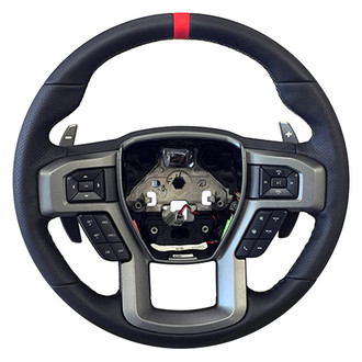 Ford Performance® - 3-Spoke Steering Wheel Kit with Red Sight Line