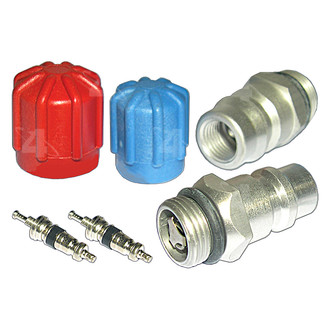 Four Seasons® - A/C System Valve Core and Cap Kit