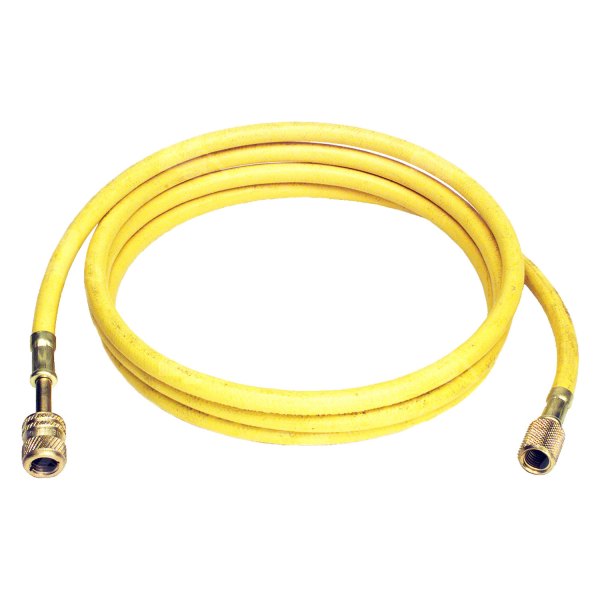 Four Seasons® - 72" Yellow R-134a Service Hose with Anti-Blow Back Valve