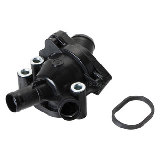 Four Seasons® - Engine Coolant Water Outlet and Thermostat Housing Kit with Thermostat