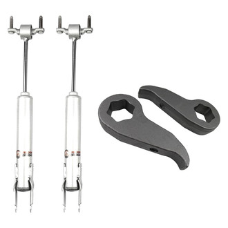 Freedom Off-Road® - 1"-3" Front Leveling Torsion Keys with Front Shocks