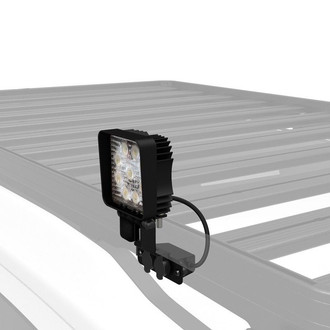Front Runner Outfitters® - Roof Rack 4" 27W Square Flood Beam LED Light, With Bracket