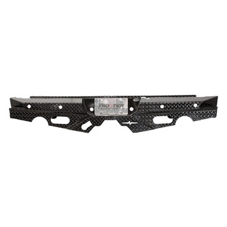 Frontier Truck Gear® - Diamond Series Full Width Black Powder Coated Rear HD Bumper