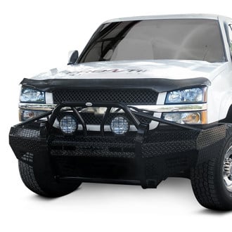Frontier Truck Gear® - Xtreme Series Full Width Black Powder Coated Front HD Bumper with Pre-Runner Guard