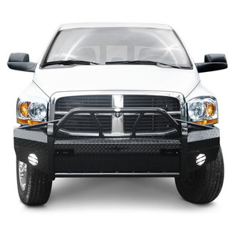 Frontier Truck Gear® 600-30-7009 - Xtreme Series Full Width Black Powder Coated Front HD Bumper with Pre-Runner Guard