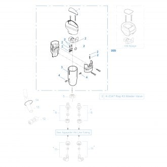 250 5本　113 5本　計10本 Fuller® A6910-B - 10 Speed Shift Knob - TRUCKiD.com