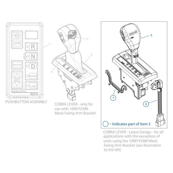 Fuller® - Cobra Shift Lever Kit