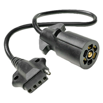 FulTyme RV® - 18" 7-Way Round to 5-Way Flat Adapter