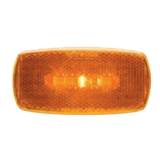 FulTyme RV® - 4" Amber Rectangular Surface Mount LED Clearance Marker Light with Reflex