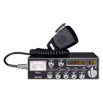 Galaxy® DX959B - Blue 40-Channel LED Indicator CB Radio