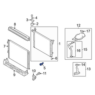 Genesis OE - Radiator Mount Bolt