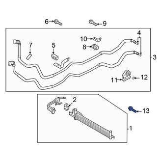 Genesis OE - Automatic Transmission Oil Cooler Hose Banjo Bolt