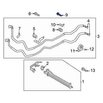 Genesis OE - Automatic Transmission Oil Cooler Hose Banjo Bolt