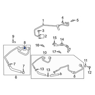 Genesis OE - Turbocharger Coolant Line O-Ring