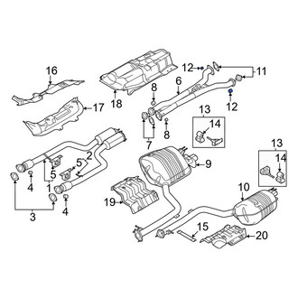 Genesis OE - Front Exhaust Muffler Nut