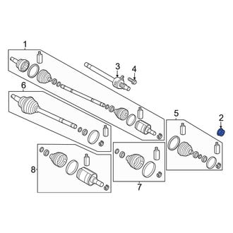 Genesis OE - Rear CV Joint Nut
