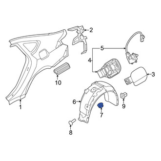 Genesis OE - Quarter Panel Splash Shield Nut
