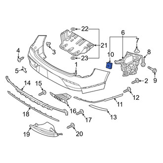 Genesis OE - Bumper Cover Nut