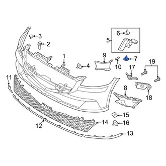 Genesis OE - Bumper Cover Retainer