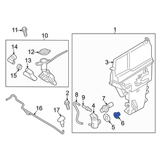 Genesis OE - Windshield Washer Pump Grommet