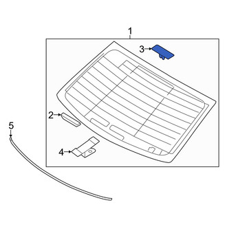 Genesis OE - Windshield Spacer