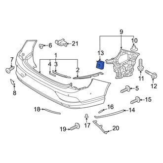 Genesis OE - Bumper Cover Nut