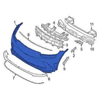 Genesis OE - Front Upper Bumper Cover