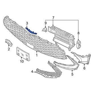 Genesis OE - Front Grille Molding